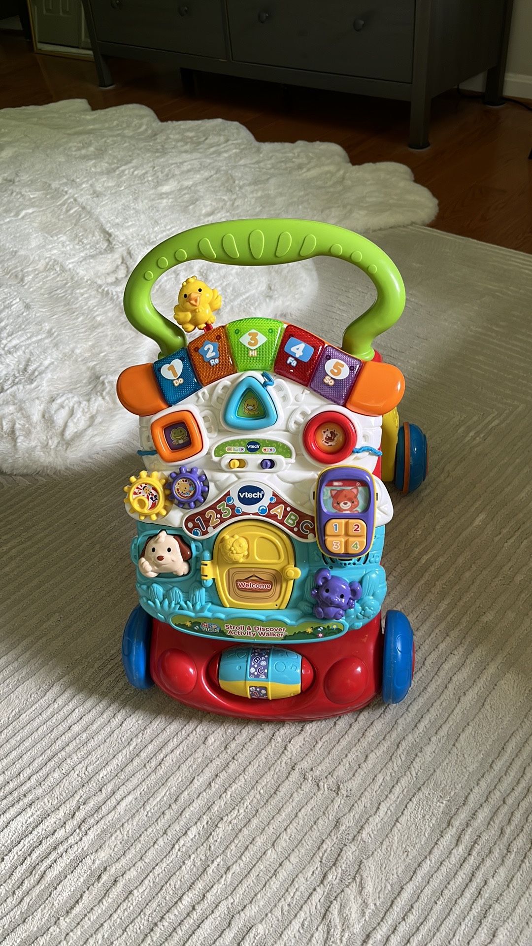 VTech Stroll & Discover Activity Walker 2 -in-1 Unisex Baby & Toddler Toy