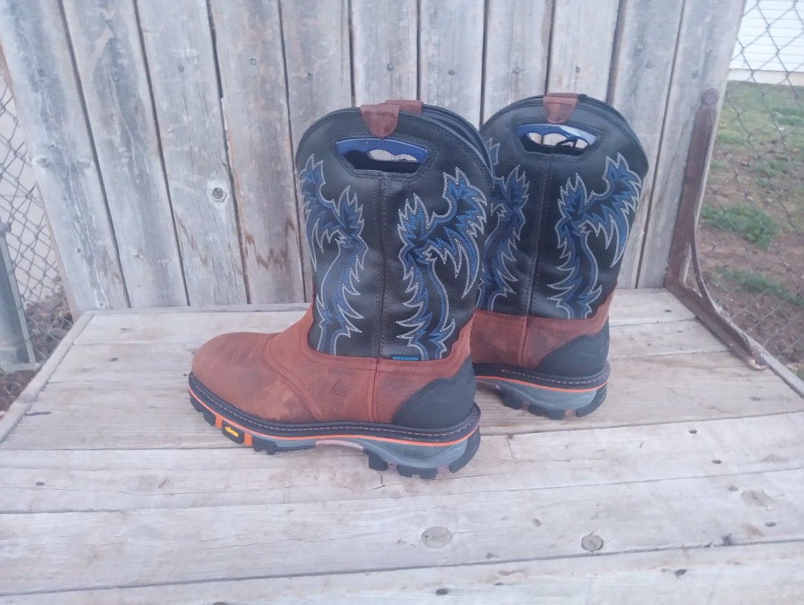 Cody Steel toe Waterproof Size 12 Workboots NEVER WORN