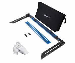Wisstte Adjustable Angle Ruler Layout Tool Kit
