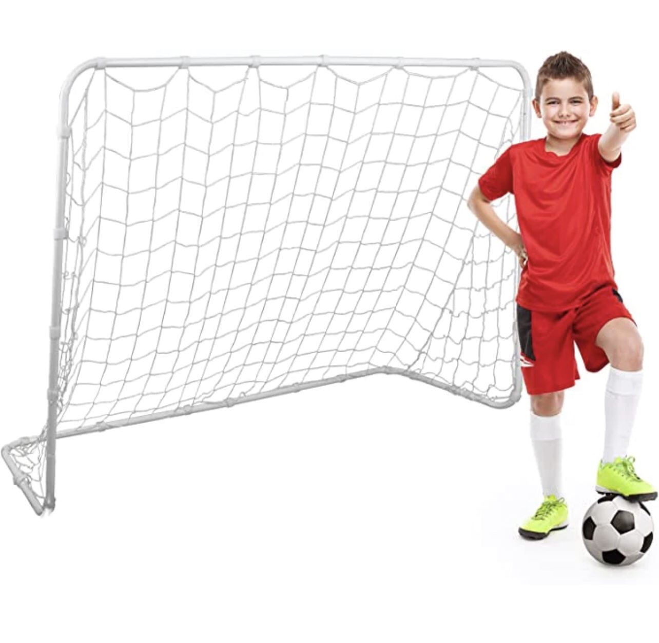 Portable Soccer Goal For Backyard 6x4ft, Practice Soccer Net for