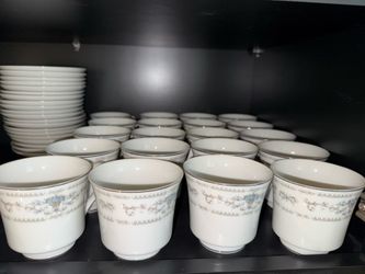 20 coffee cups, and saucers
