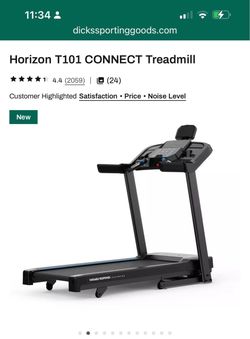 Horizon T101 CONNECT Treadmill