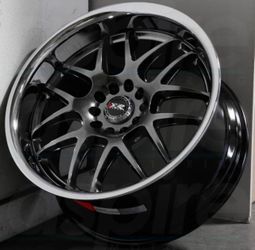 20” XXR 526 Chromium Black with Chrome Lip and Tires Accord Camry Lexus Infiniti BMW