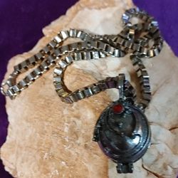 Boho Locket and Box chain