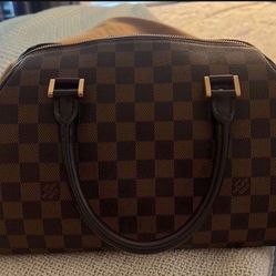 LOUIS VUITTON EBENE RIBERA BAG In Damier