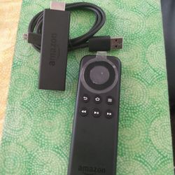 AMAZON STREAMING MEDIA STICK TV WITH REMOTE CONTROL 