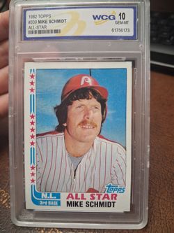 1982 Topps Mike Schmidt All-Star #339 WCG 10