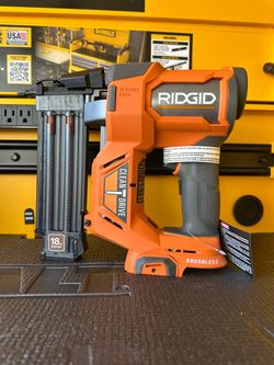 RIDGID 18-Gauge Brushless Brad Nailer