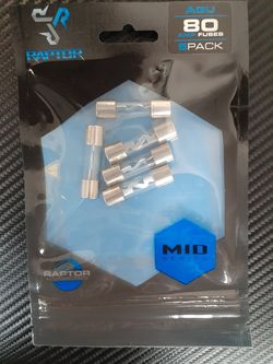 NEW! 80 amp fuse 5 pack