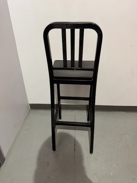 150 Bar Chairs (metal) With Wood Seat