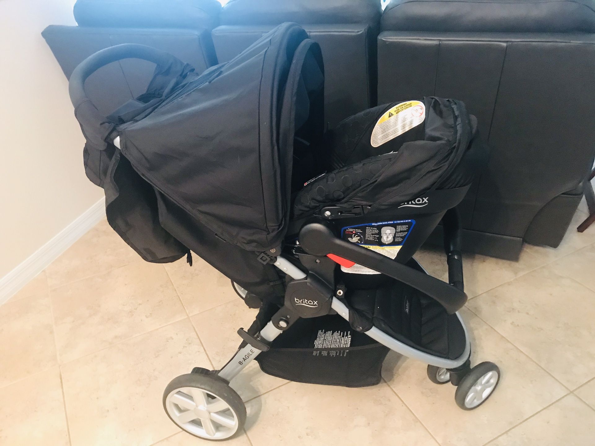 Britax B- Agile stroller and car seat