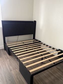 Full Bed frame with mattress