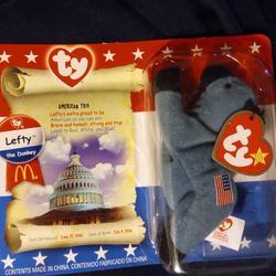 Lefty Donkey Beanie Baby 