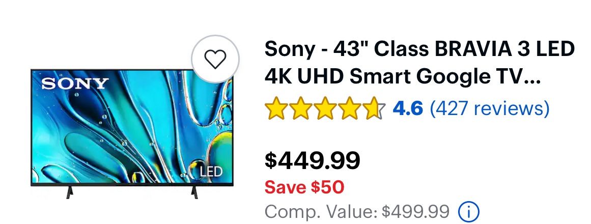 Smart TV perfect condition (not in box)