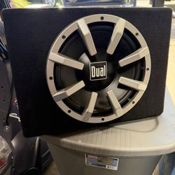 Dual 10 Inch Subwoofer With Built-In