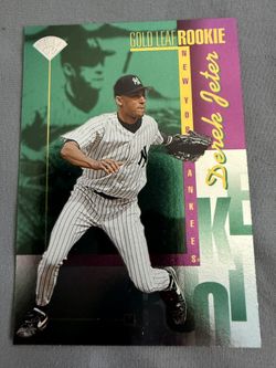 Derek Jeter 1996 Gold Leaf Rookie #211