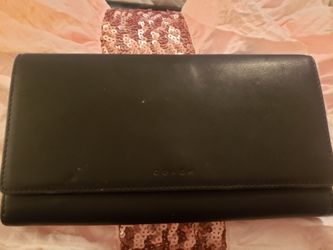 Authentic, COACH Checkbook Wallet