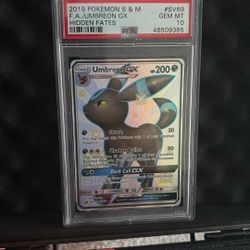 Umbreon GX Psa 10
