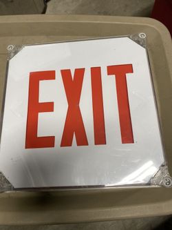 What location emergency exit sign