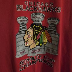 New 2 XL  Chicago BlackHawks Tshirt NEW ! 