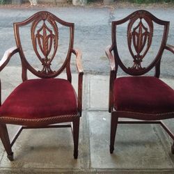 Antique Wood Chairs 