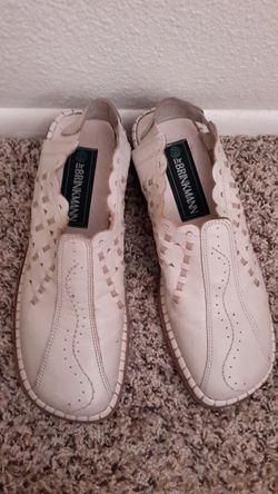 Dr Brinkman sandals Cream Leather Size 7-8 Handmade