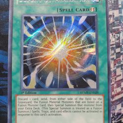 Yugioh Super Polymerization Secret Rare RYMP