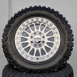 20" KMC rims w/ 35x12.50R20 Mickey Thompson MT tires