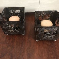 Pair Of Candle Holders