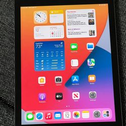 iPad 6 , Sixth Generation,  Unlocked  Cellular and iCloud , Wi-Fi  Internet, Excellent Condition,  Usable all Company  Sim