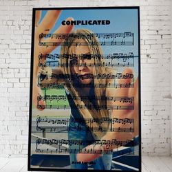 Avril Lavigne Poster On 4x6 Aluminum Print 