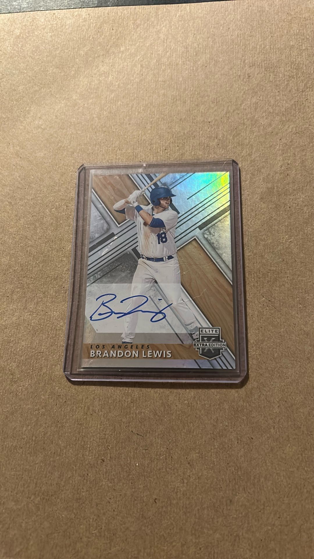 2019 Elite Extra Edition Autographs #89 Brandon Lewis Auto