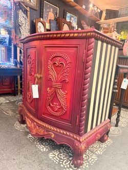 Rock Star Glam hand painted Cabinet