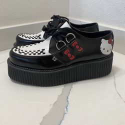 Tuk Hello Kitty Leather Creepers Size 8 Women