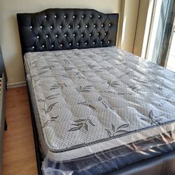 New Queen Bed Frame With Mattress