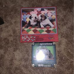 Puzzles…new English Bulldog Theme Puzzles Sealed..$4 Each 