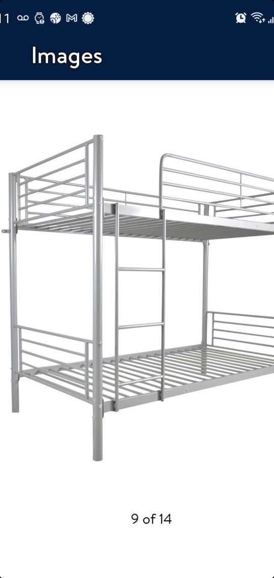 New Twin Size Bunk Bed In Box