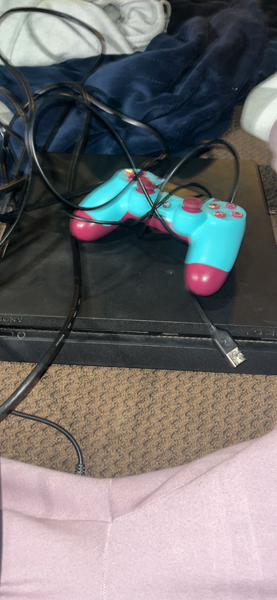 PS4 With Custom Controller 