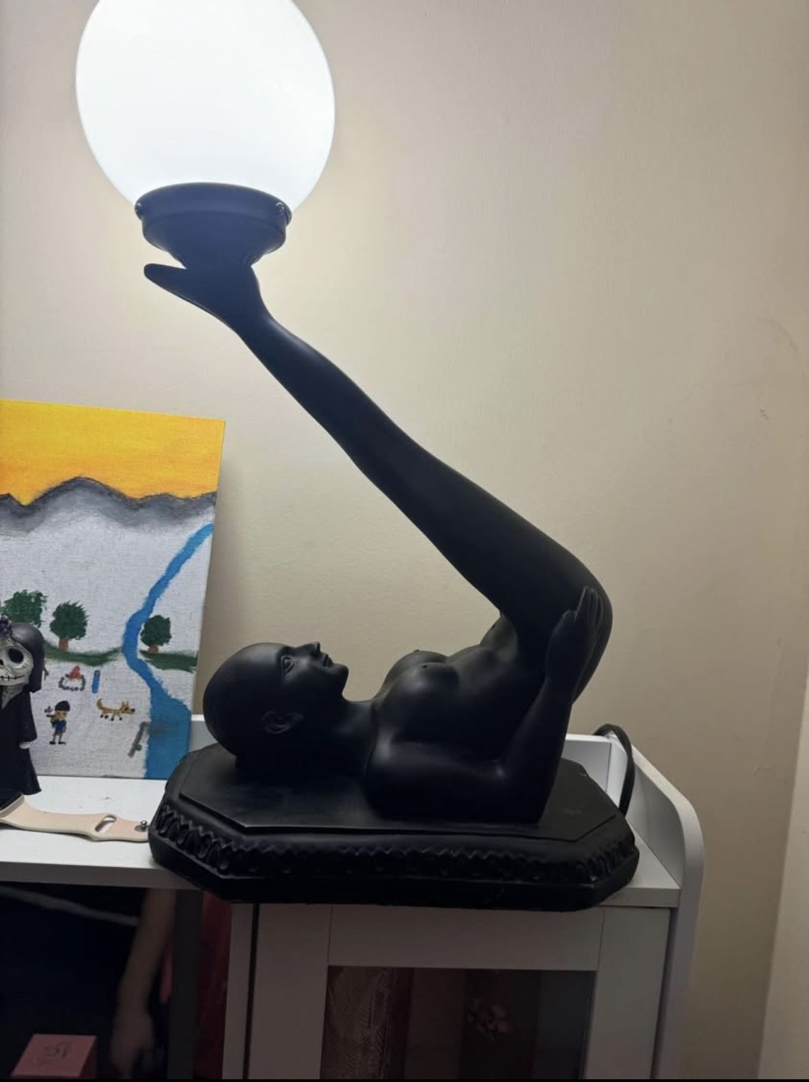 VINTAGE WOMEN NUDE LAMP