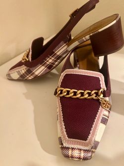 Tory Burch sling back pump shoes