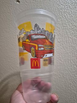 Mc donald truck and lowrider girl cup