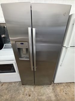 🔥GE Side by side stainless steel open box 📦