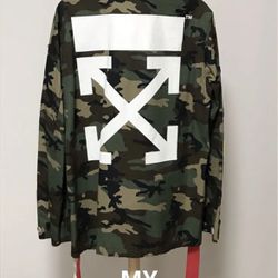 Off-White camouflage jacket 2017AW Size L