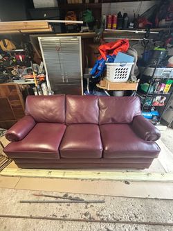 Burgundy Deluxe Couch