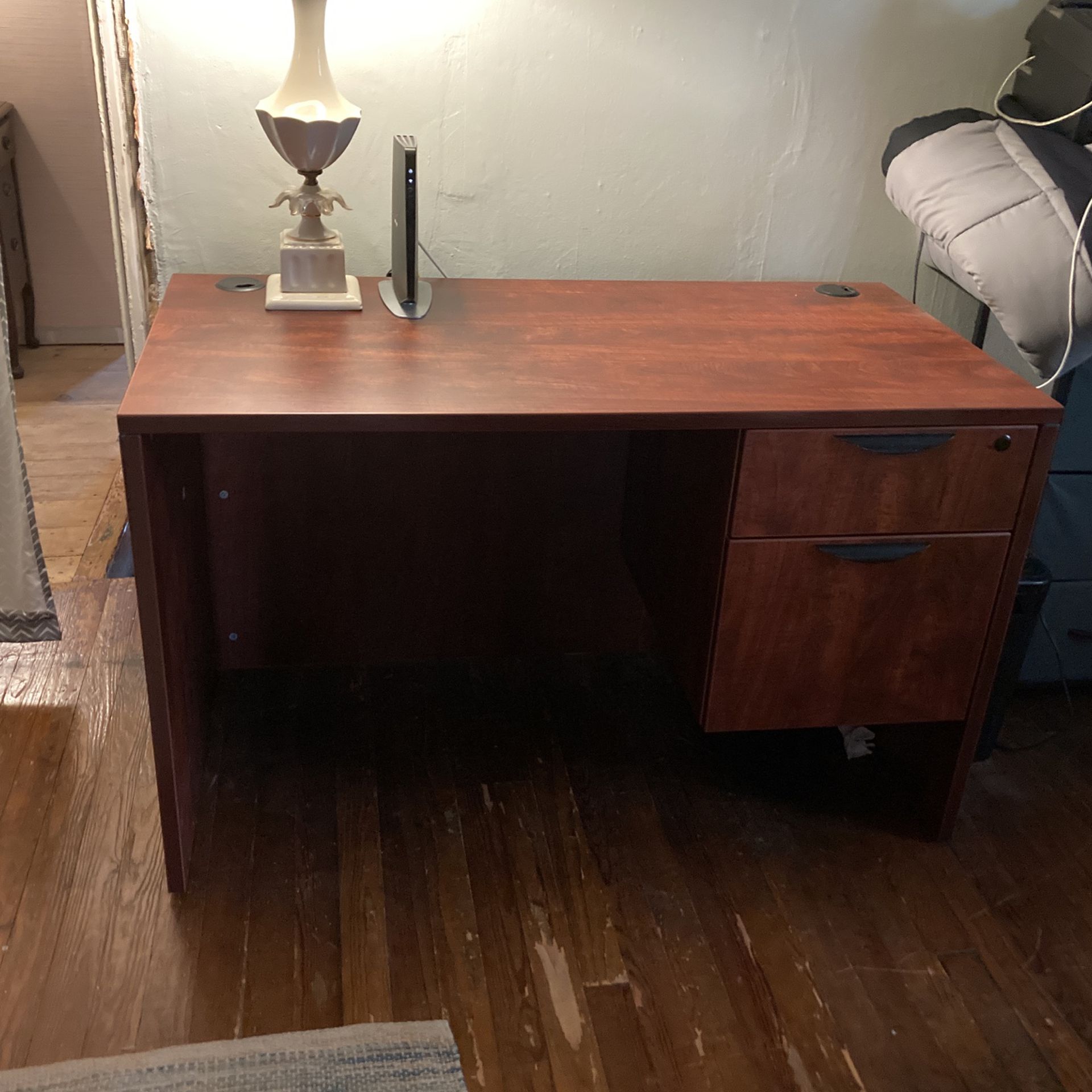 Cherry wood desk 