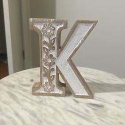 Wooden ‘K’