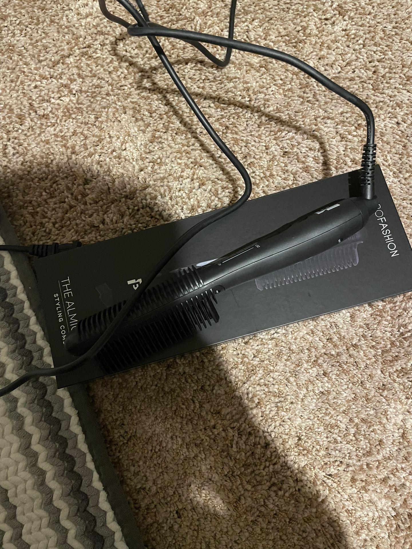 Pro Fashion Styling Comb Straightener/curler