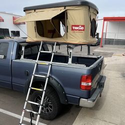 Takao Hardshell Roof Top Camp Tent Khaki For Cars Trucks SUVs Fits 2-3 Person