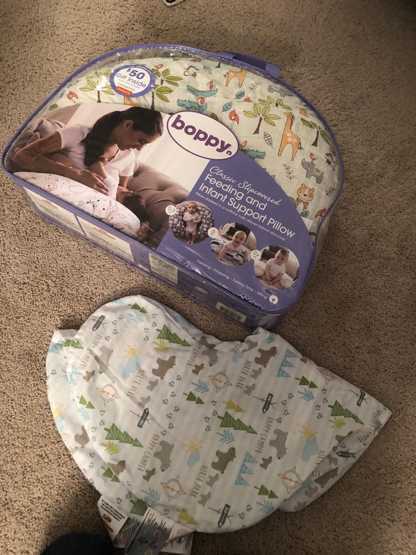 Boppy and baby toys