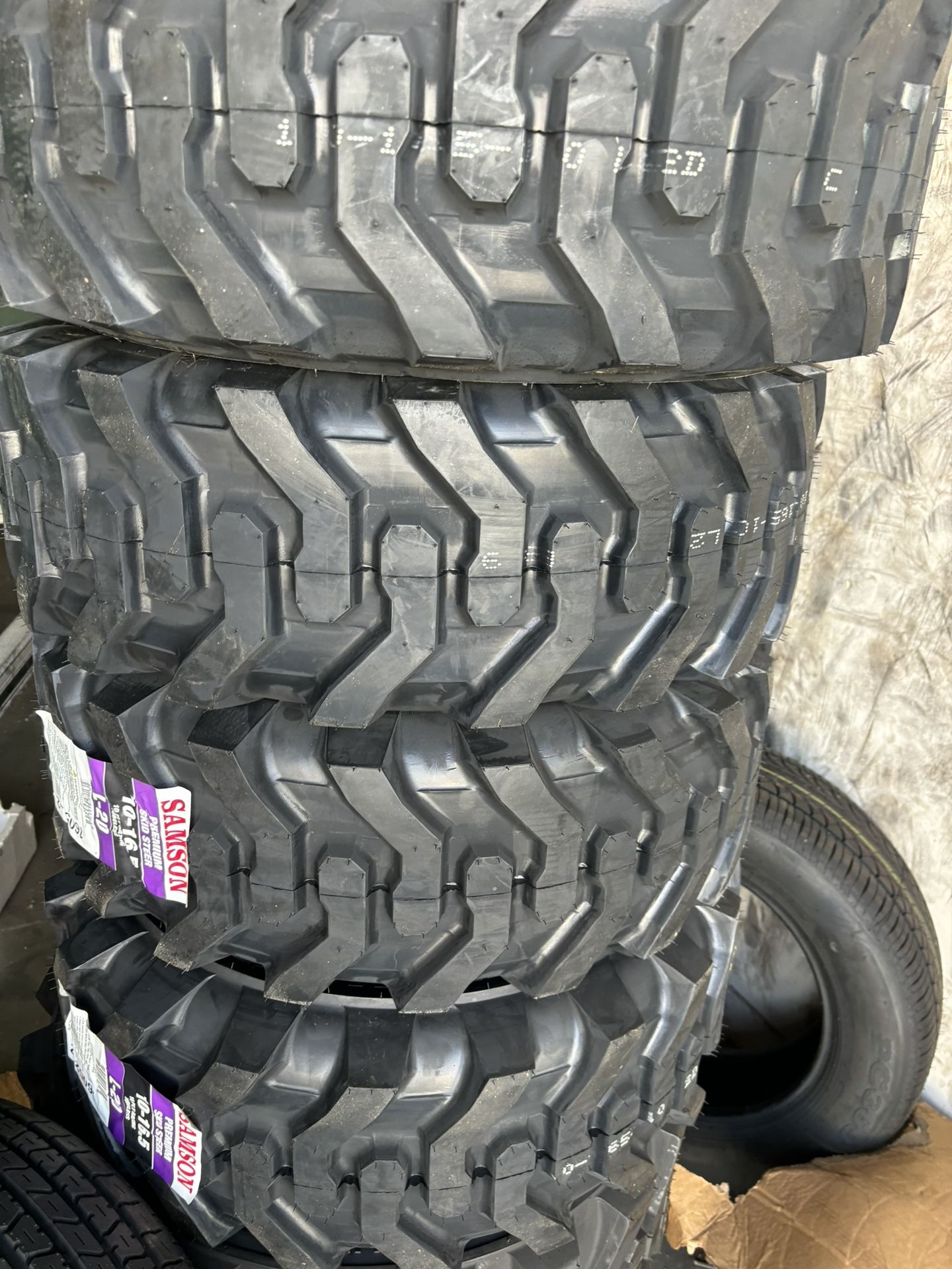 4 Bobcat Tires 10x16.5 $540